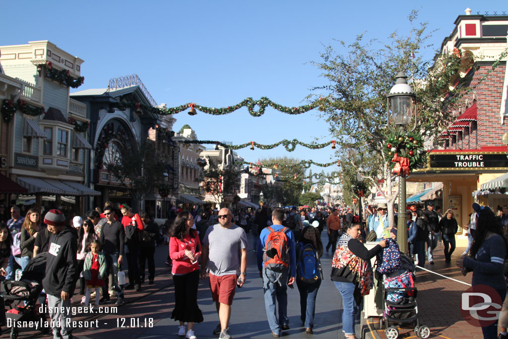 Main Street USA at 2:20pm.  