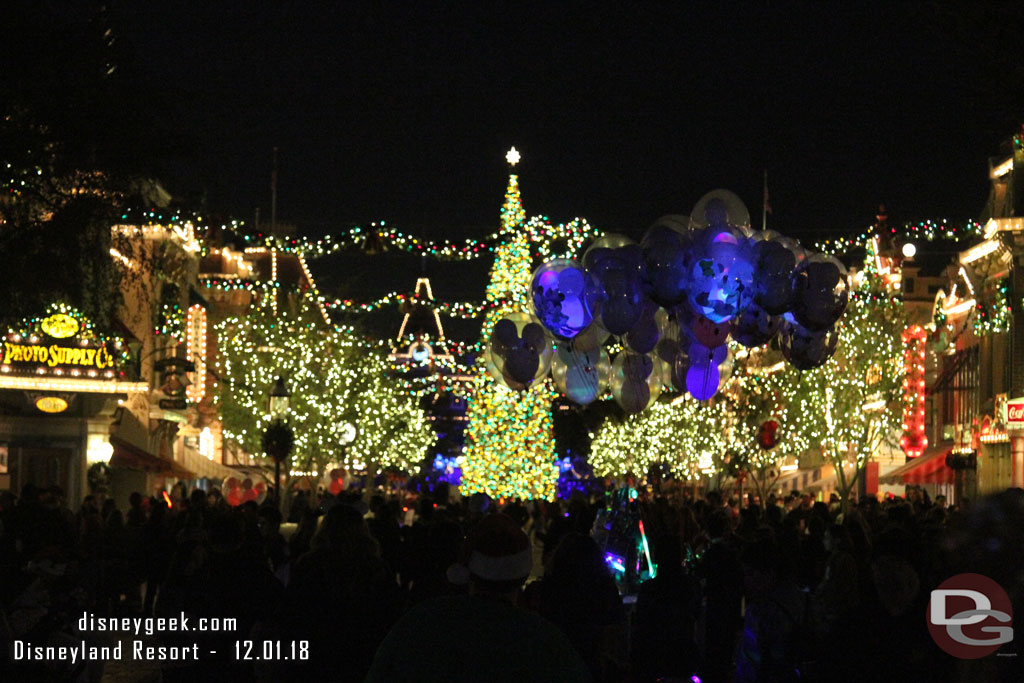 Passing by Main Street  USA at 7:30pm