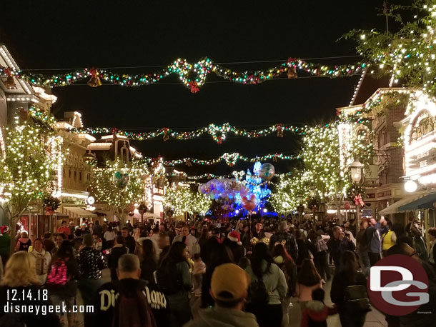 Main Street USA at 7:10pm