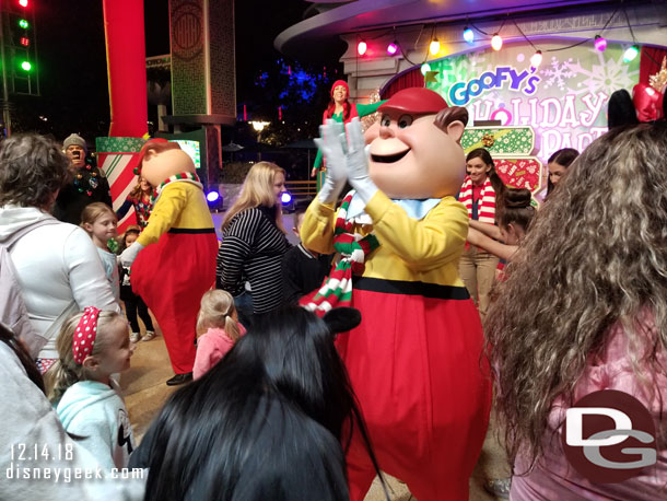 Tweedle Dee and Tweedle Dumb were out at the Dance Party as I walked by.