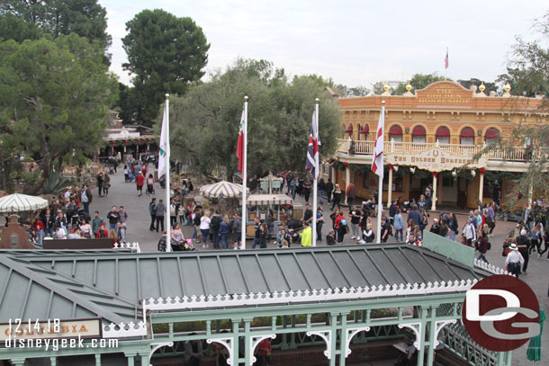 Frontierland from the top deck of the Mark Twain Riverboat