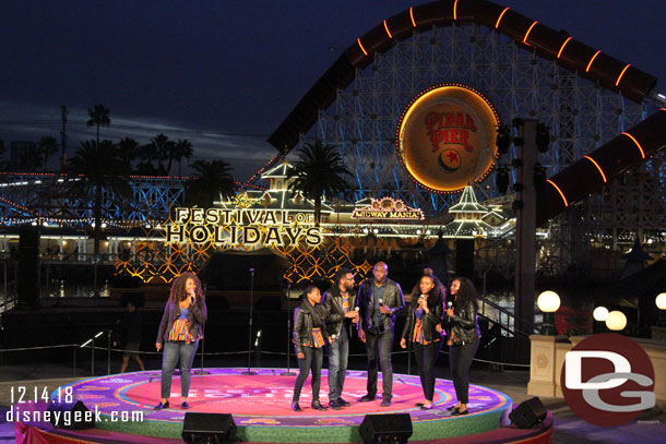 The Sound performing for Festival of Holidays.