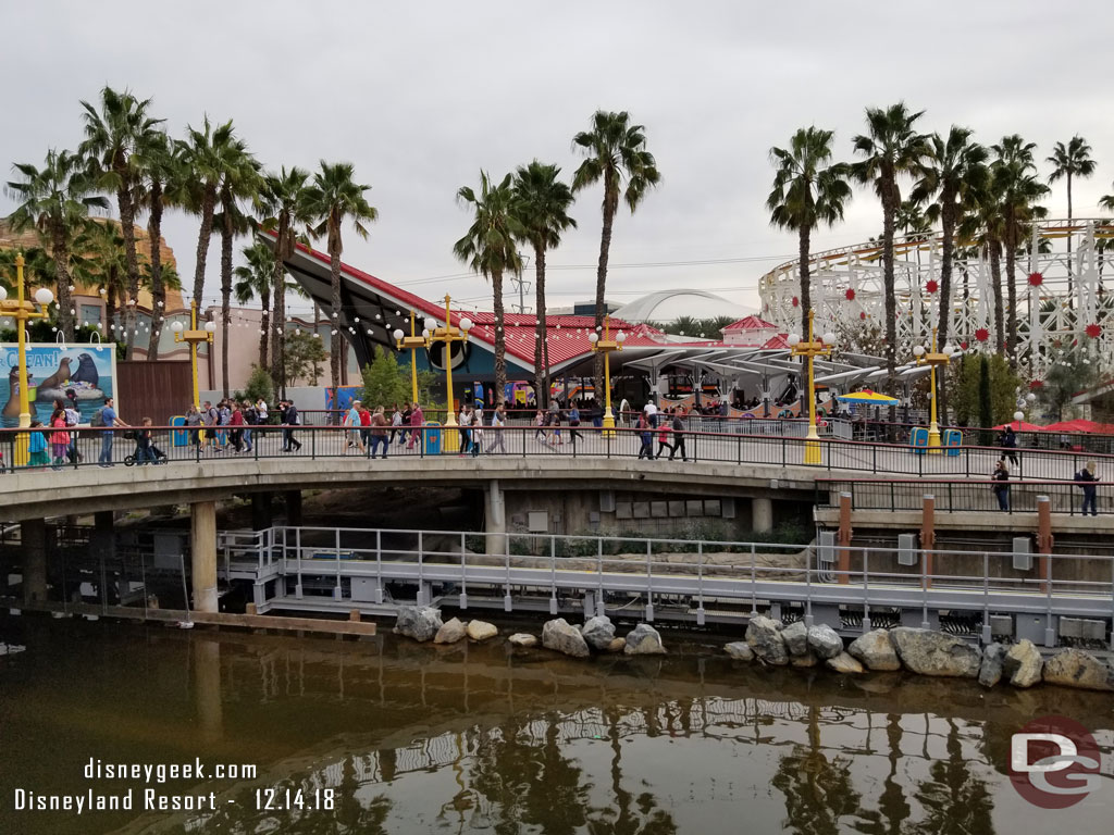 The Incredicoaster.   Paradise Bay is looking rather brown again.