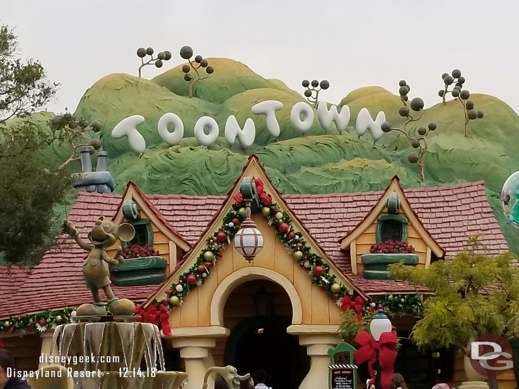 Next up a visit to Toon Town.