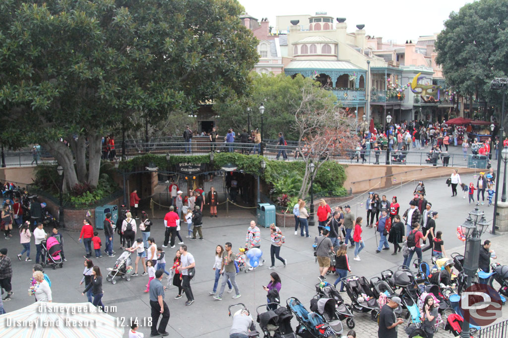 New Orleans Square this afternoon, not too busy.