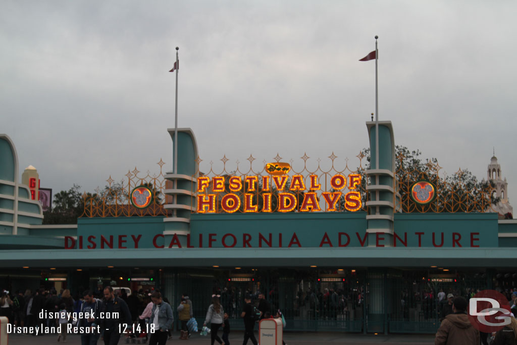 Next stop Disney California Adventure.