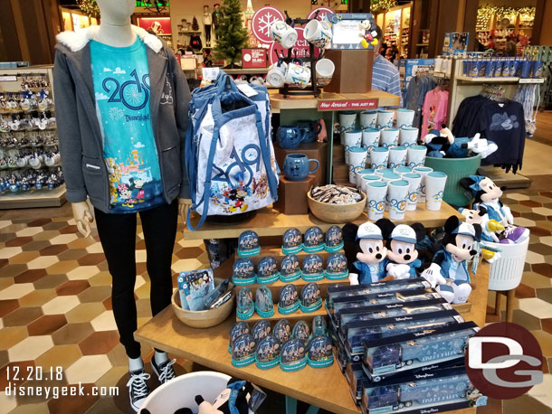 2019 Merchandise is on shelves around the resort (it was last week too).