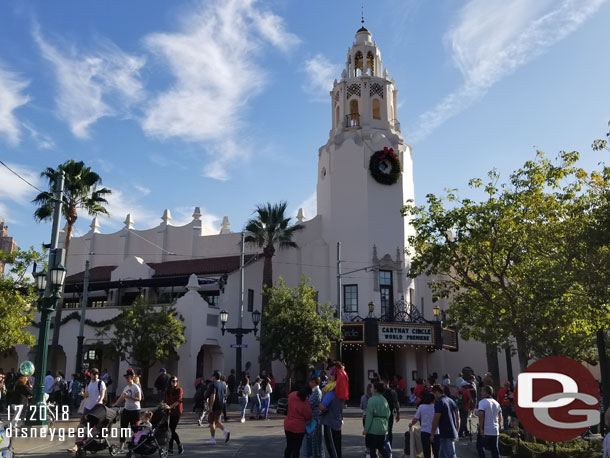 Carthay Circle this afternoon.