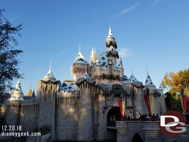 Passing by Sleeping Beauty Castle.