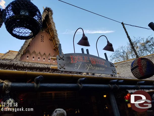 A new Dole Whip counter (the original is still open)