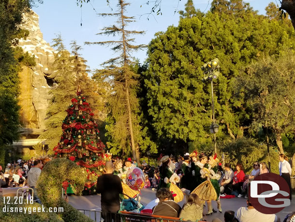 The Tree Decorating group has returned to the parade. For several days the parade ended right after Buzz Lightyear.