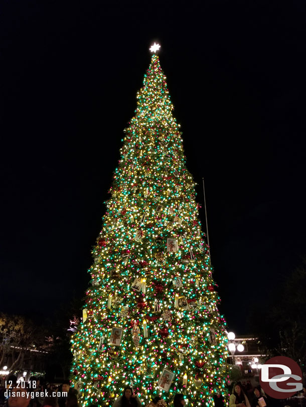 The Town Square Christmas tree.