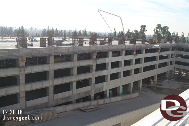 25 minutes later I am in a spot and taking a look at the new parking structure construction.
