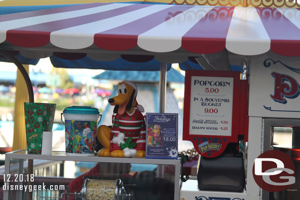 I noticed Pluto popcorn buckets everywhere today, seems the Alien ones may be gone.