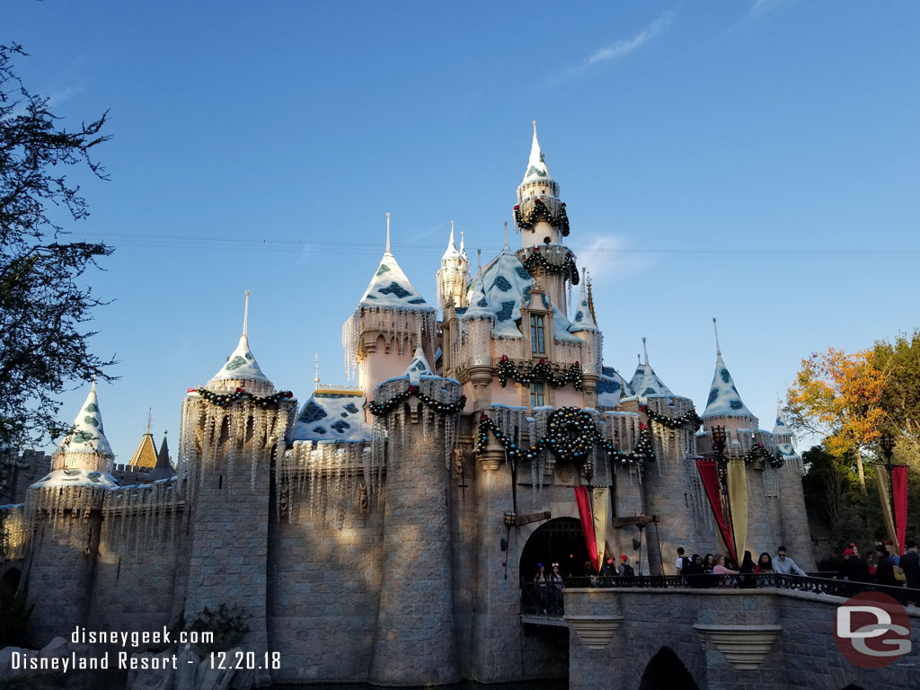 Passing by Sleeping Beauty Castle.