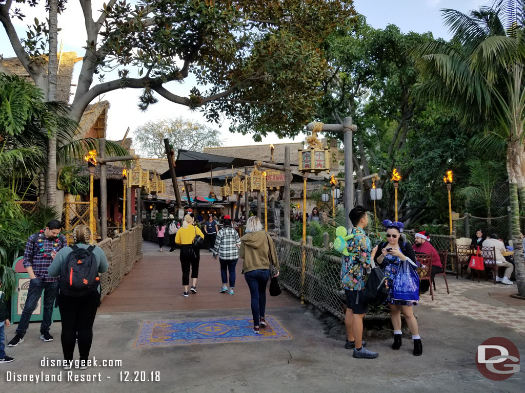 The Tropical Hideaway has opened at Disneyland.  Here is a very quick walk through.