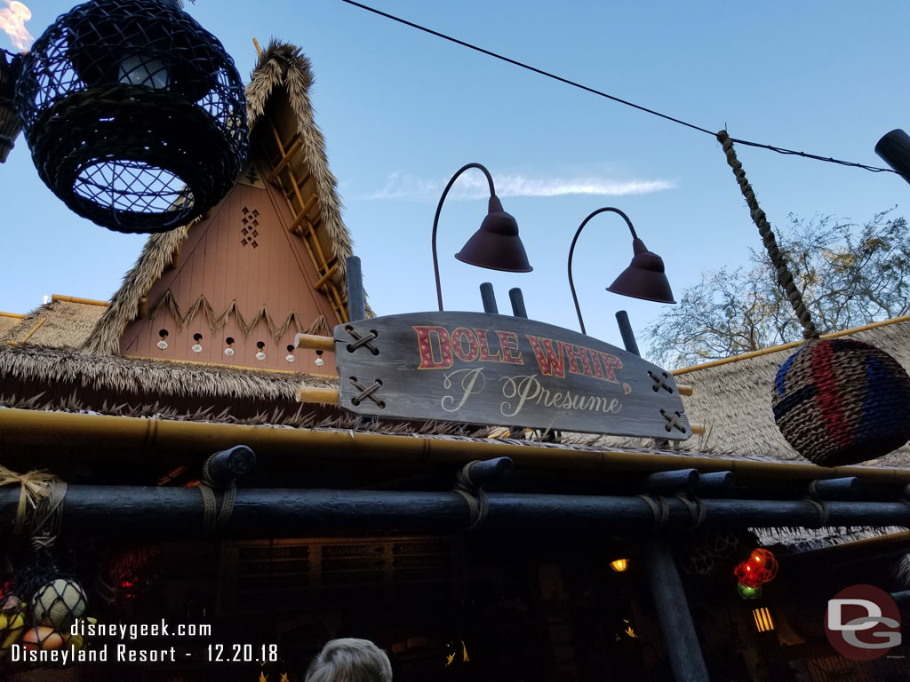 A new Dole Whip counter (the original is still open)