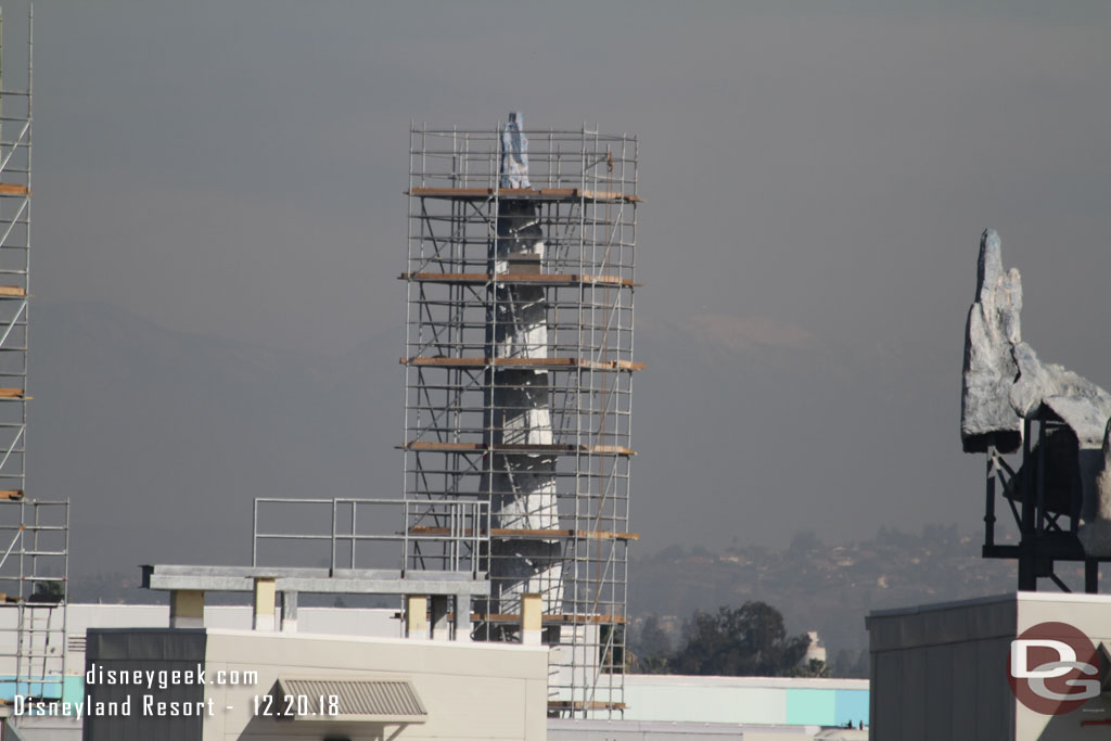 Another spire to the right as I pan across the site.