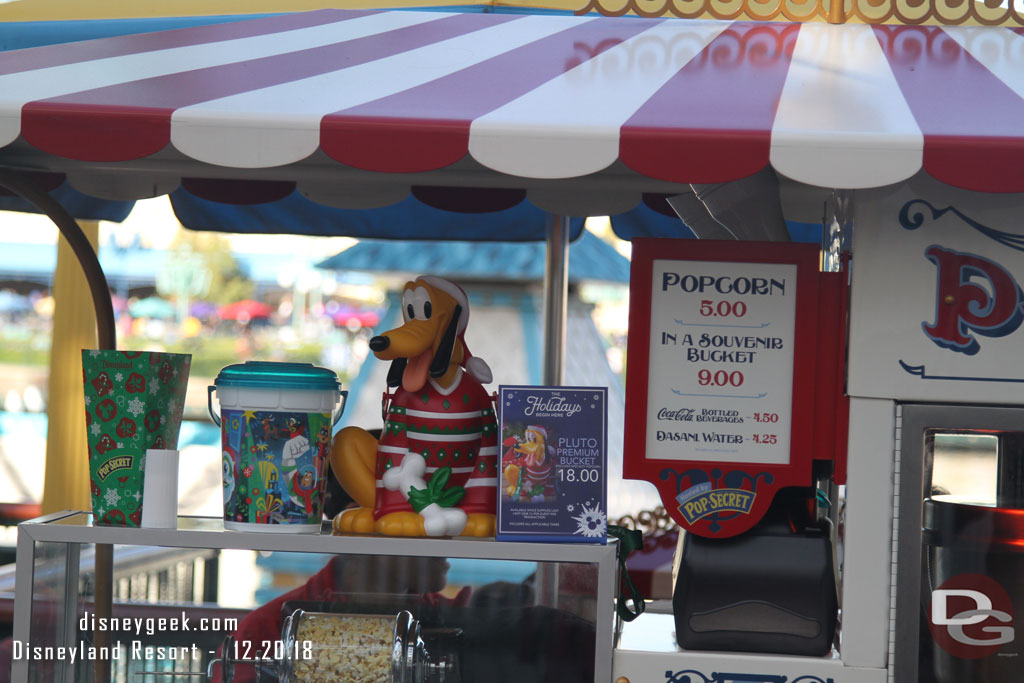 I noticed Pluto popcorn buckets everywhere today, seems the Alien ones may be gone.