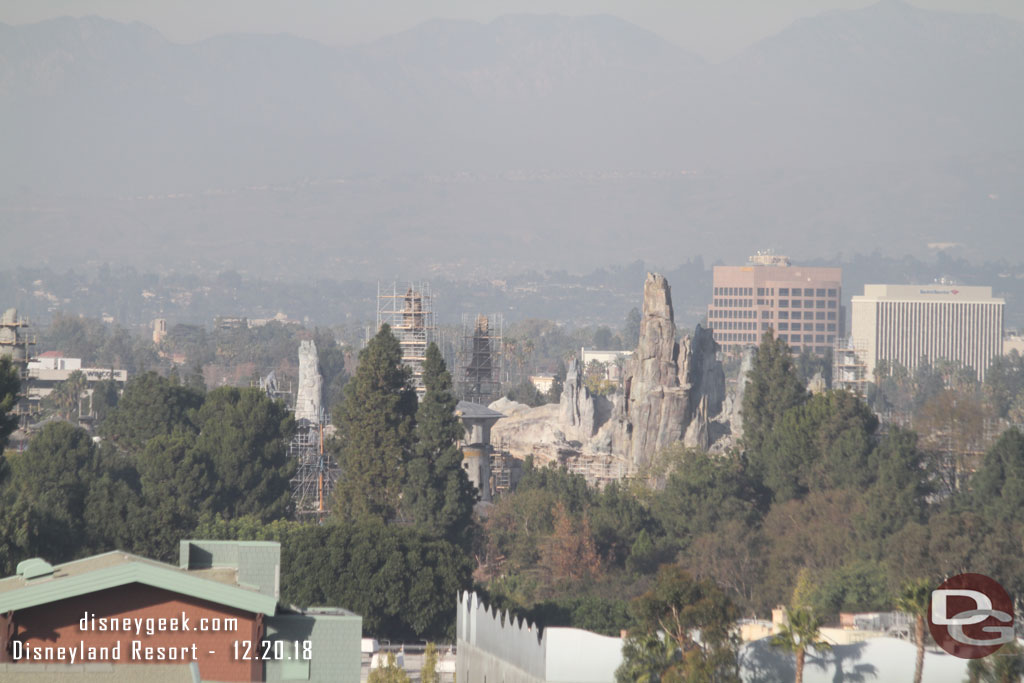 The wait time was nearly spot on. This picture is exactly 30 minutes from the picture of the sign.. so I boarded maybe a minute or so before this was taken.  The view of Star Wars: Galaxy