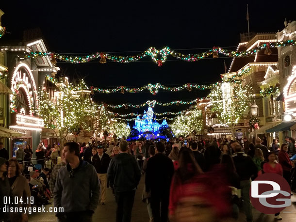 Main Street USA at 5:44pm