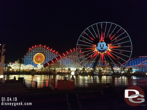 Pixar Pier this evening.