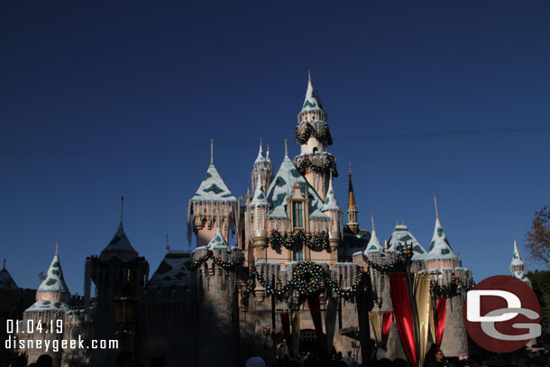 Sleeping Beauty Castle.  The snow will melt away and scaffolding will be going up later this month as a renovation project to replace the roof gets underway.