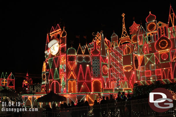 its a small world holiday.  It runs under Monday the 21st.  