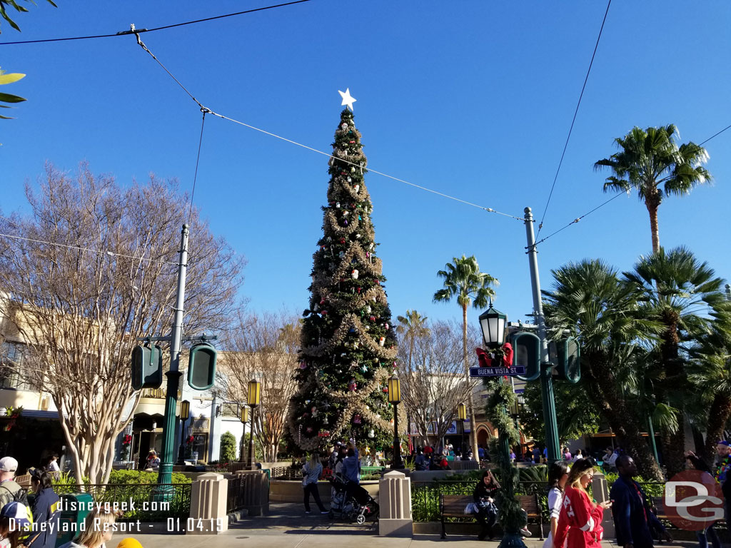 First stop today Disney California Adventure.  This is the last weekend for the Christmas season.  The season officially ends on Sunday but Festival of Holidays runs through Tuesday.