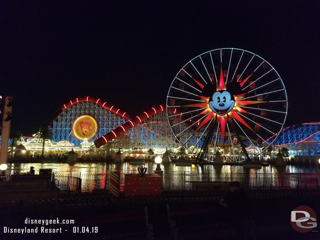 Pixar Pier this evening.