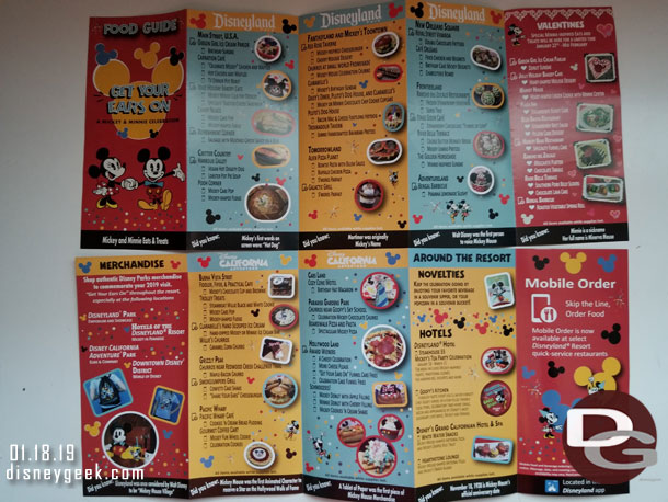 A look at the Food Guide for the Get Your Ears On Celebration.