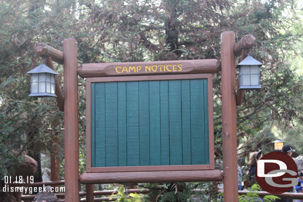 Santa and his team have moved out of the Redwood Creek Challenge Trail.  Notices have not returned to the board.