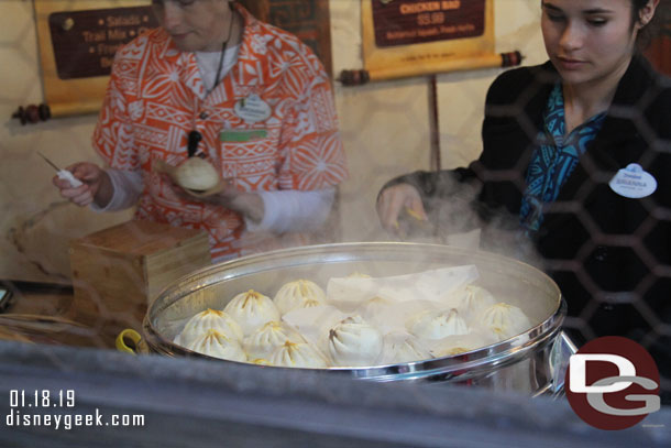 The steamer was open as I walked by.