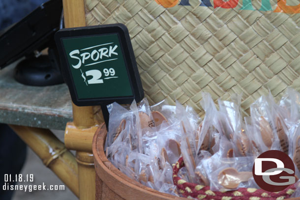 Sporks for sale near the registers