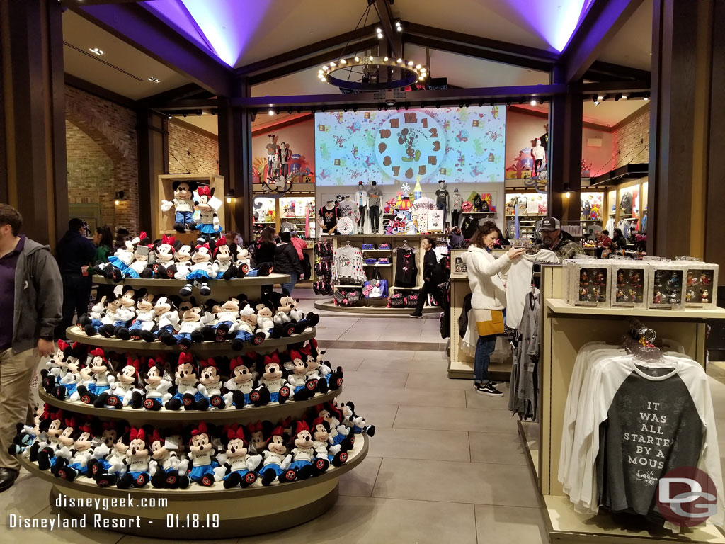 The center section of World of Disney now features Get Your Ears On merchandise.