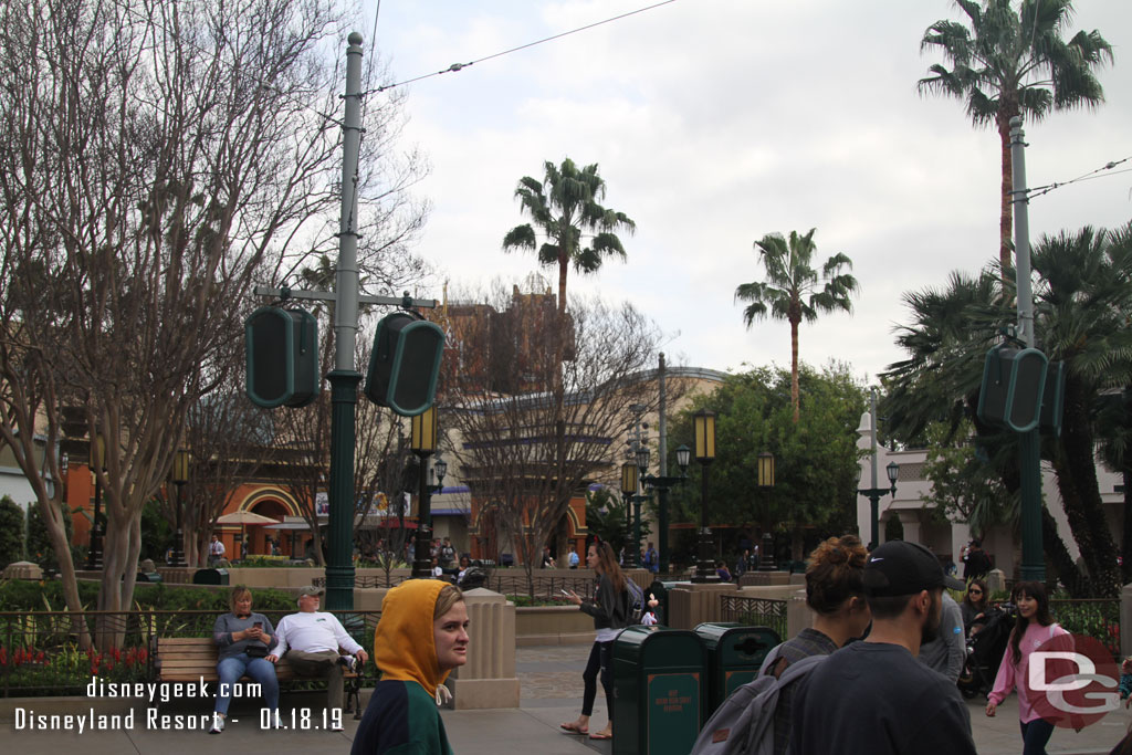 All signs of Christmas are long gone from the park now.