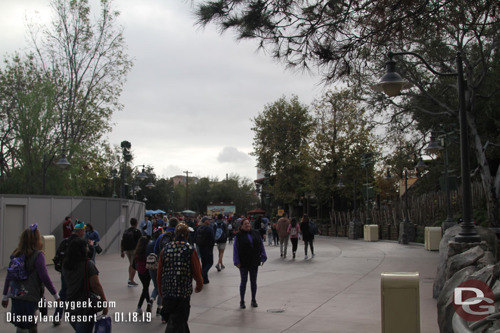 All the food booths are gone.  Some will be back next week for Lunar New Year and all will return March 1st for the Food and Wine Festival.