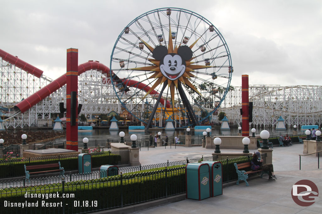 Preparations for the Lunar New Year celebration in Paradise Park.  Mulan