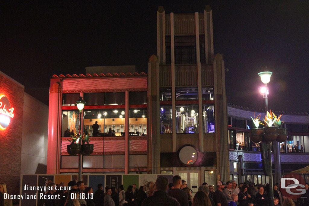 Walking back, approaching Ballast Point.  It is the 2nd story, the Black Tap Burgers will be opening on the lower level at some point.