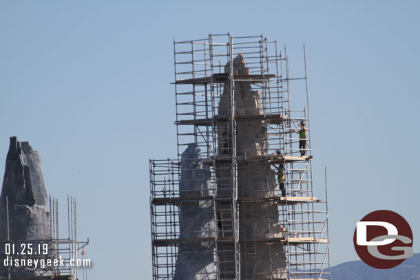 A team working on this spire.