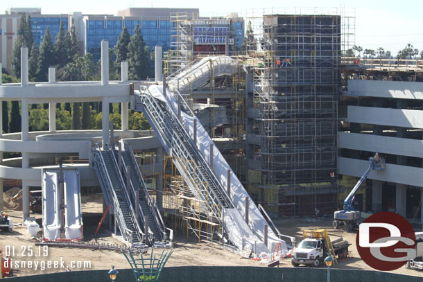 Moving over to the other side of the structure to check out the new structure construction.