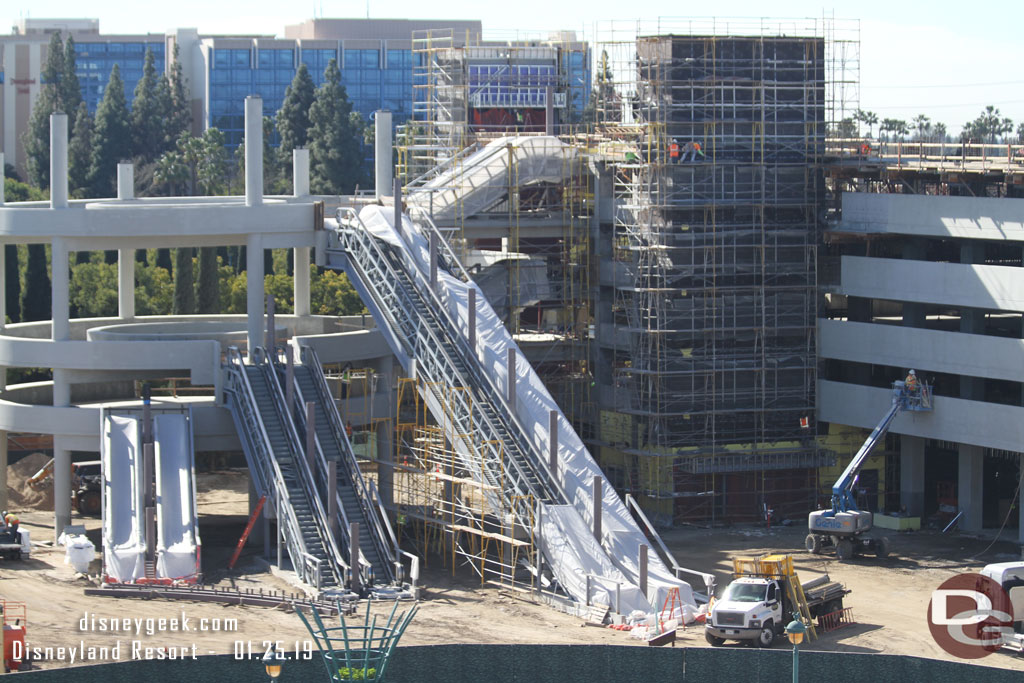 Moving over to the other side of the structure to check out the new structure construction.