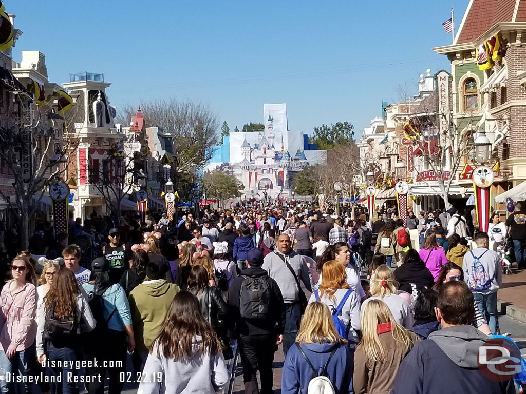 Main Street USA at 2:15pm