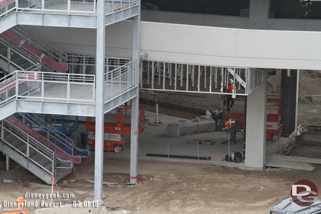 Work on the ground level.