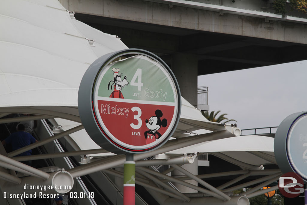 The signs are in need of some TLC.  Assuming new ones are coming once they redo the plaza.