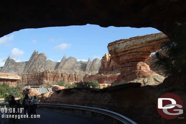 Making my way into Cars Land.