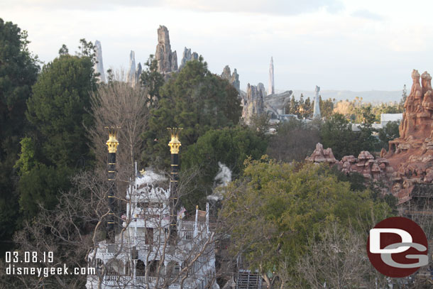 The view from Tarzan's Tree House of Star Wars: Galaxy's Edge