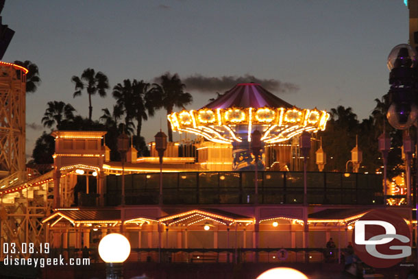 I forgot to mention it earlier.. the Silly Symphony Swings are closed for renovation.