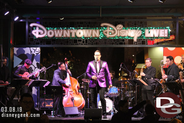 The Jazz Cartel performing in Downtown Disney.