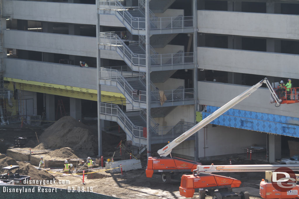 The second stairwell continues to take shape.